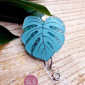 Leaf Badge Real-Plant Lovers Badge Holder-Plant ID badge